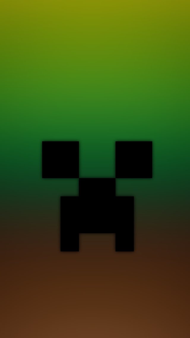 minecraft phone wallpaper,green,black,blue,text,yellow