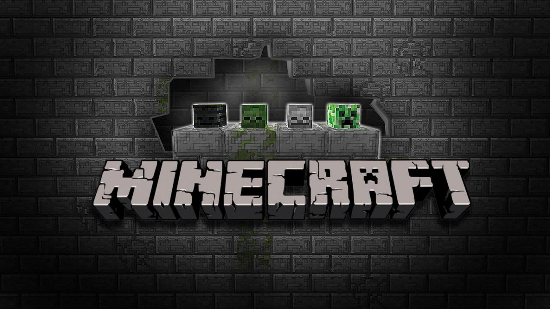 minecraft wallpaper download,green,text,wall,font,logo