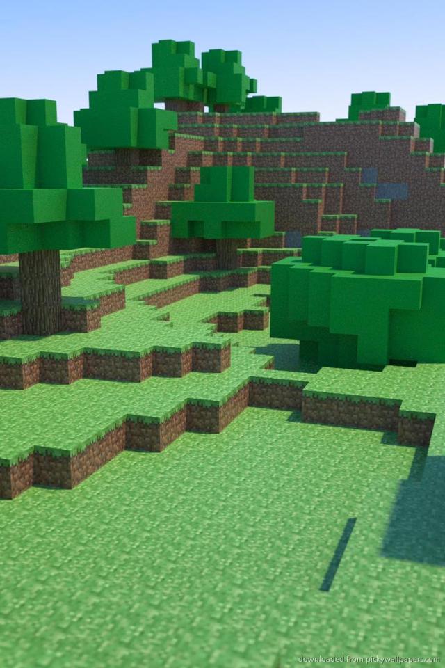 minecraft iphone wallpaper,biome,video game software,grass,software,minecraft