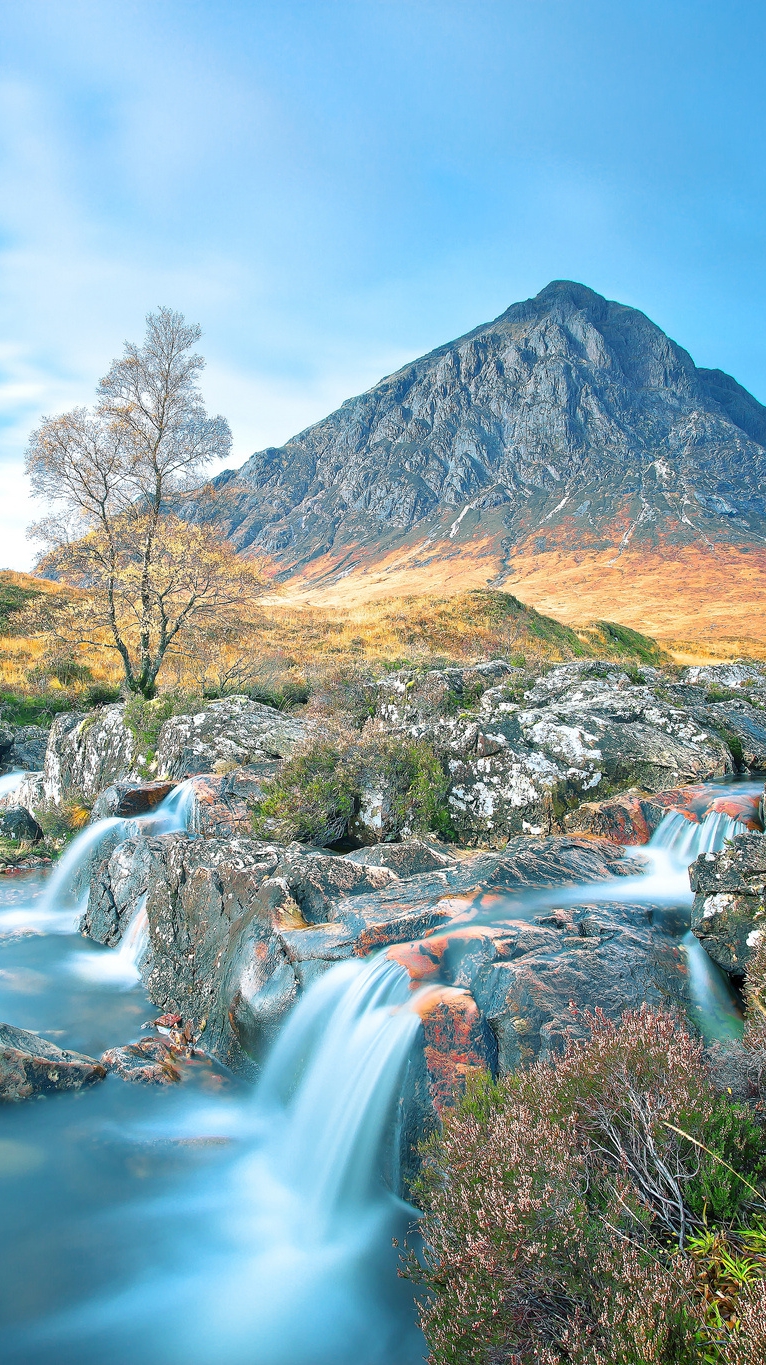 스코틀랜드 아이폰 배경 화면,자연 경관,자연,수자원,물줄기,물