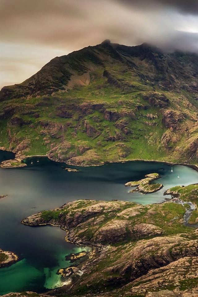 scotland iphone wallpaper,body of water,natural landscape,nature,tarn,highland