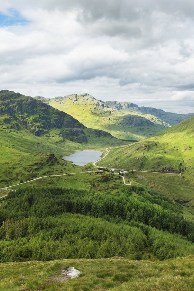 スコットランドのiphoneの壁紙,自然,丘,自然の風景,山,草原