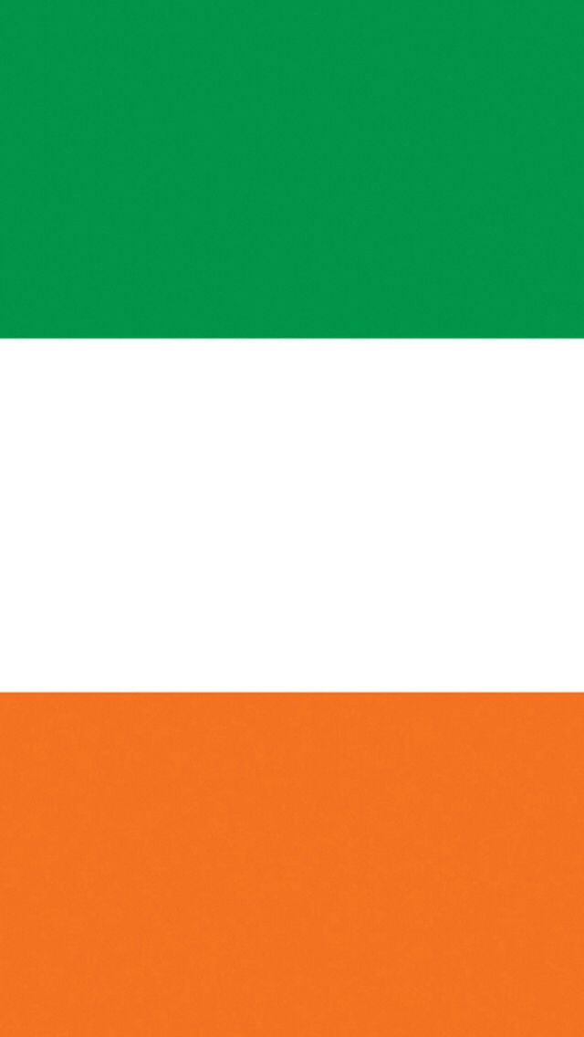 irland iphone wallpaper,grün,orange,gelb,flagge,schriftart
