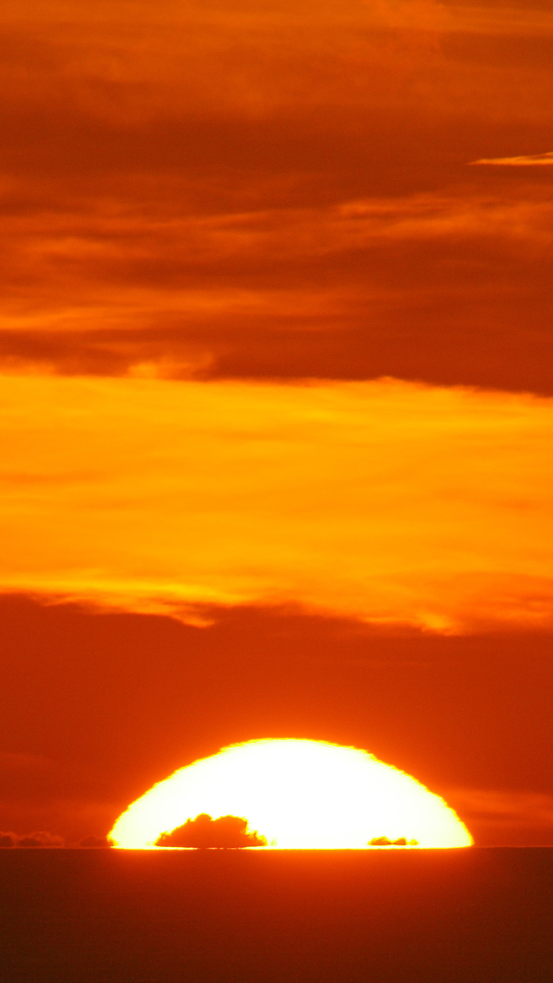 orange tapete iphone,himmel,nachglühen,roter himmel am morgen,horizont,hitze