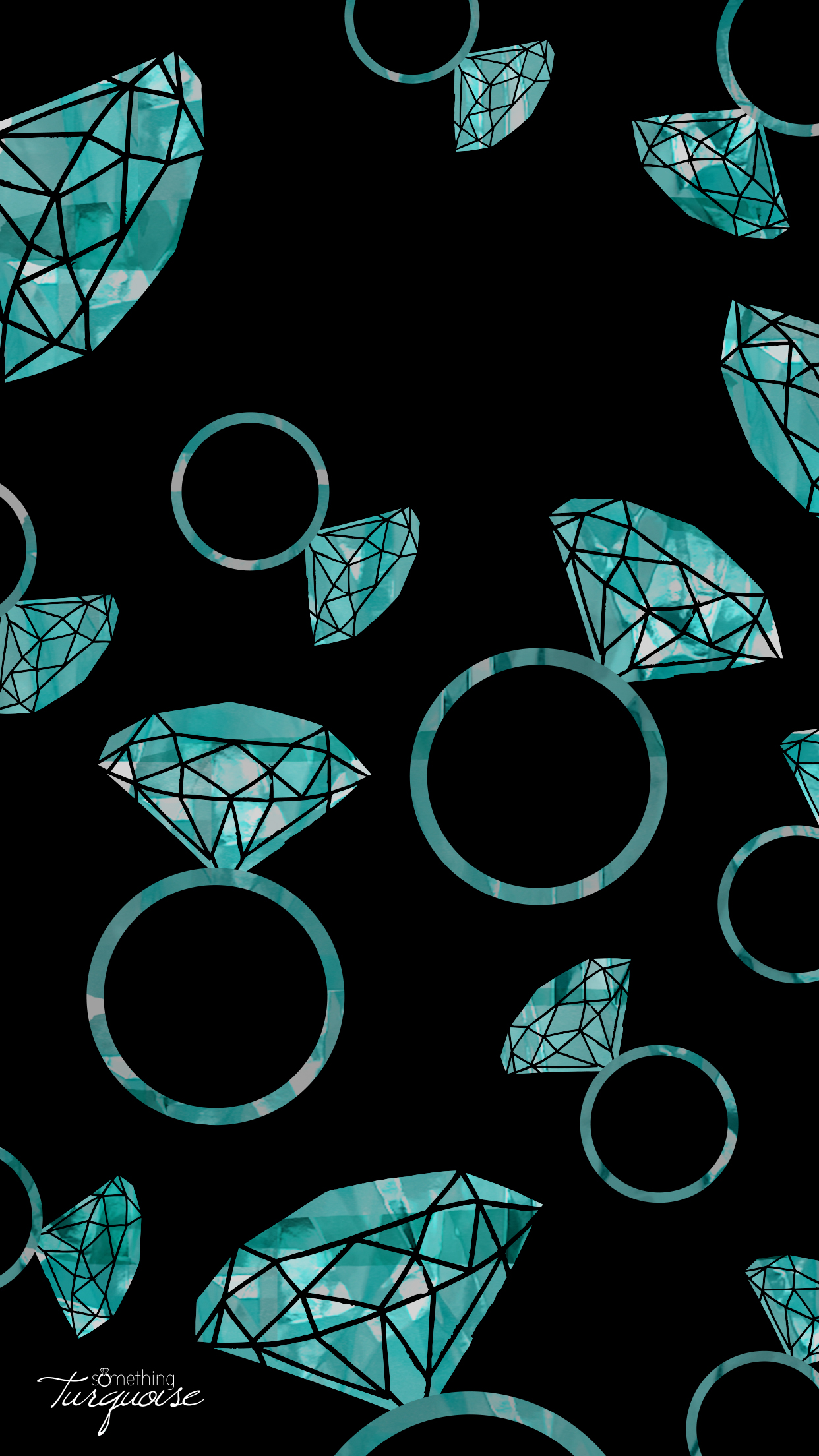 Free Turquoise Diamond Ring Iphone Wallpaper - Diamond Supply Co