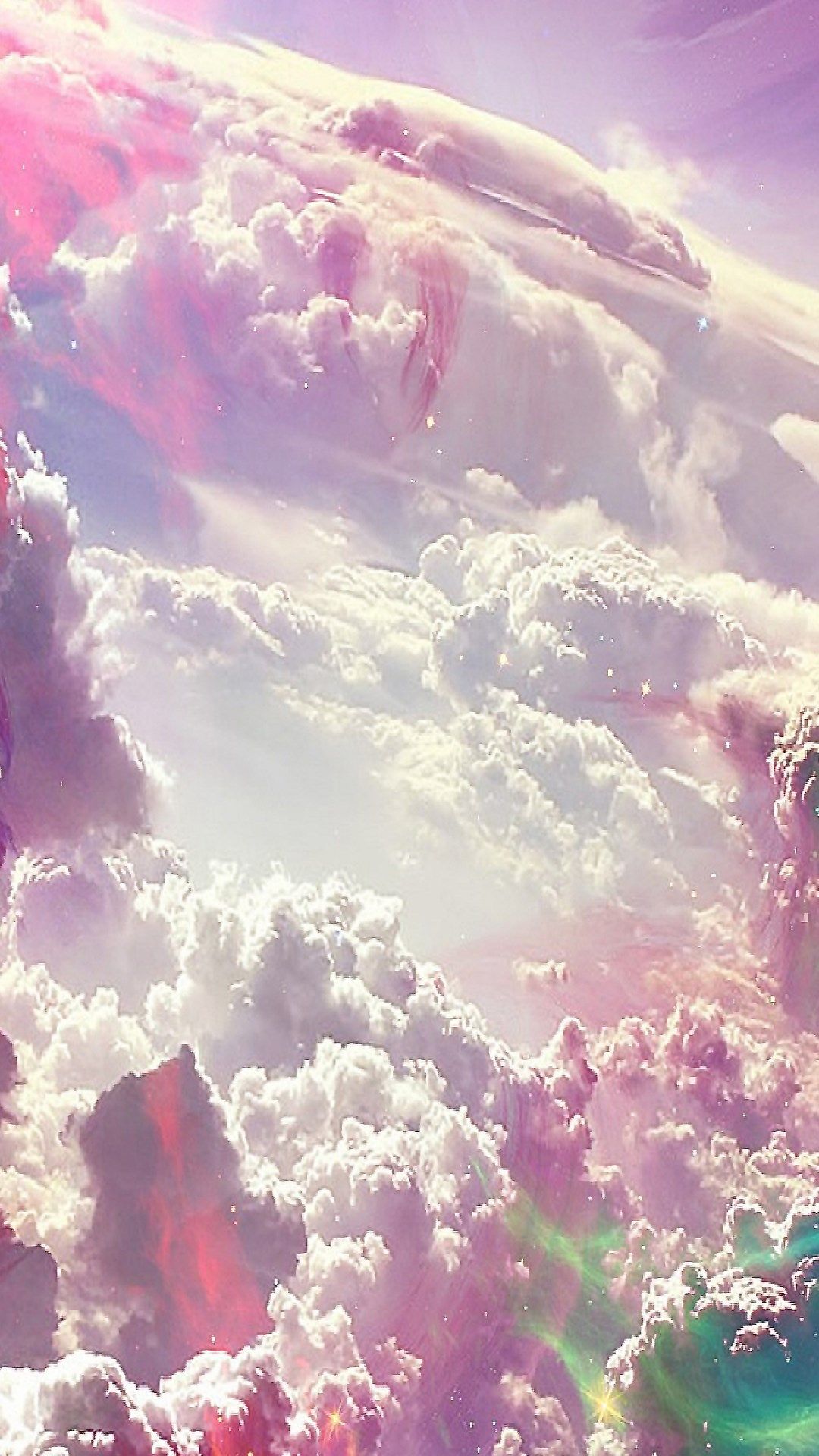 핑크 아이폰 배경 화면 tumblr,하늘,구름,분홍,보라색,제비꽃