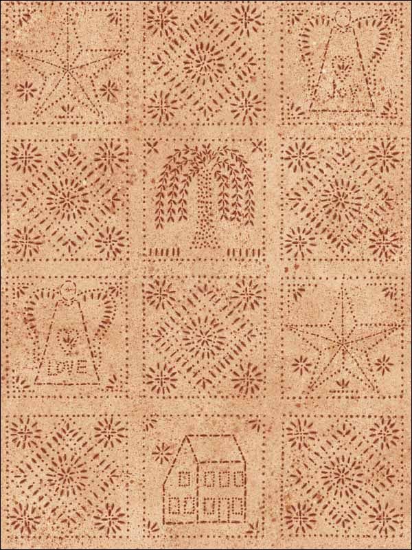 country primitive wallpaper,pattern,beige,line,textile,pattern