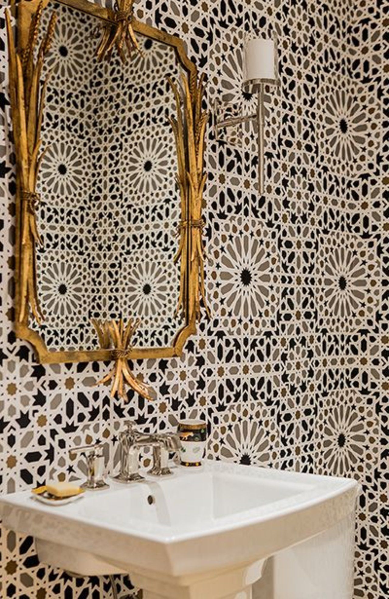 Moroccan Style Bathroom Ideas- WallpaperUse