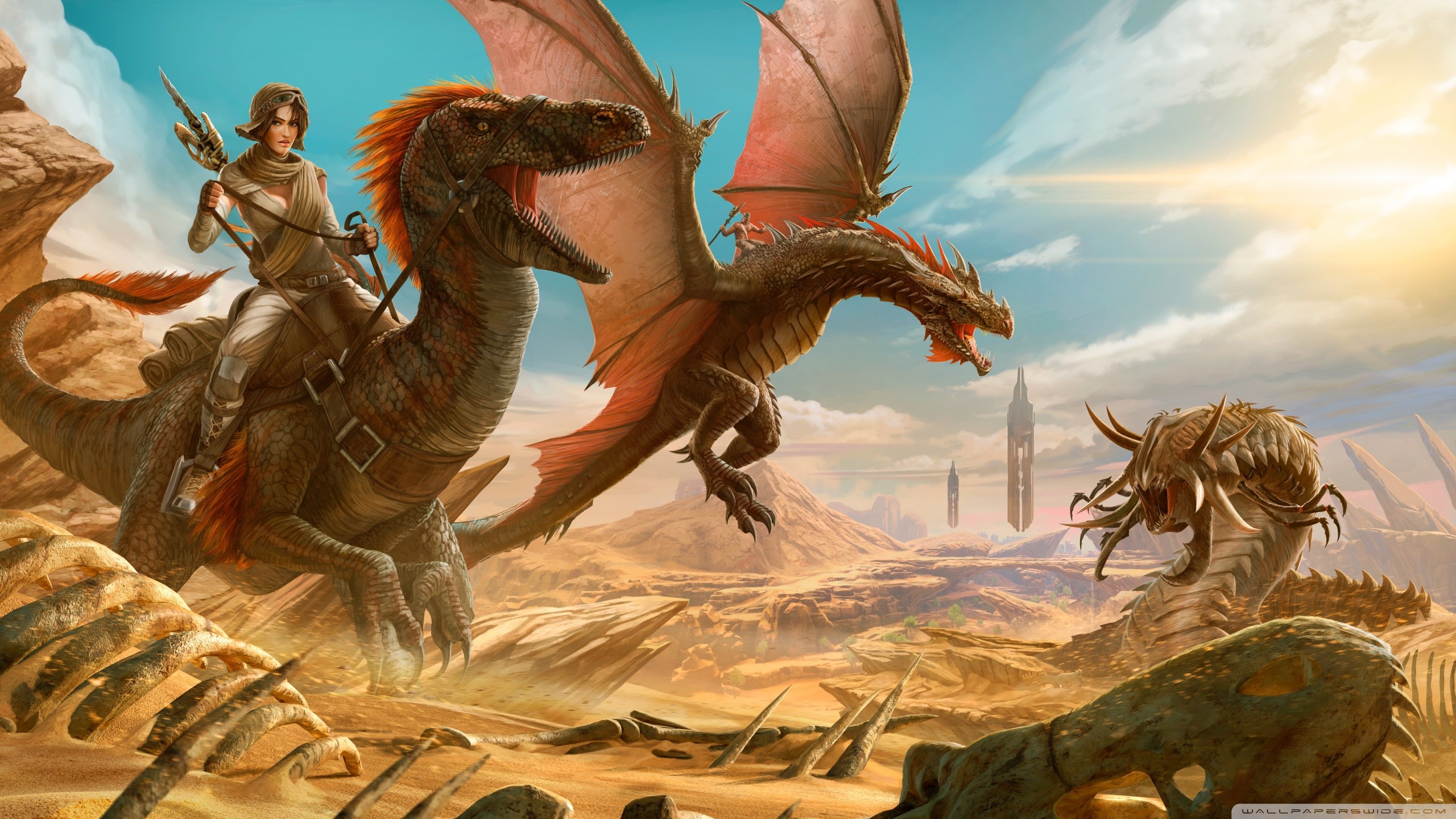 ark survival wallpaper,dragon,cg artwork,mythology,fictional character,mythical creature
