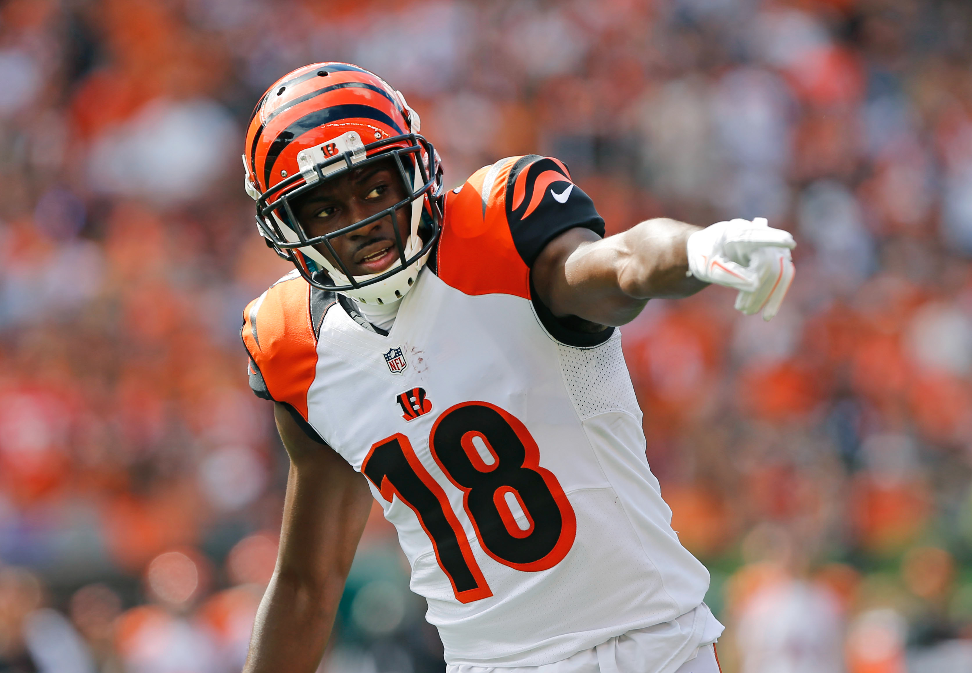 aj green wallpaper,player,sports gear,sports,helmet,sports equipment