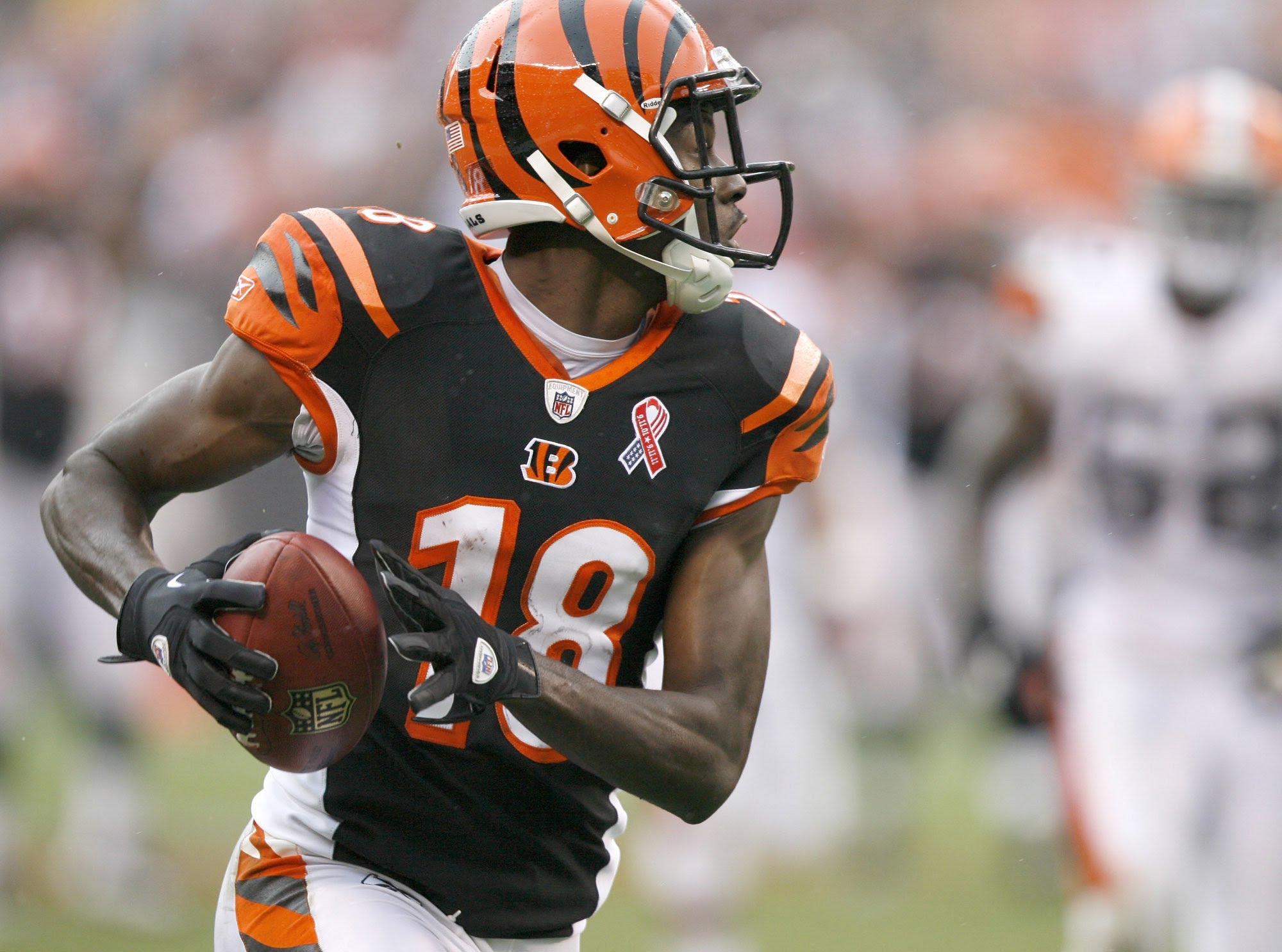 aj green wallpaper,sports gear,helmet,sports equipment,sprint football,player