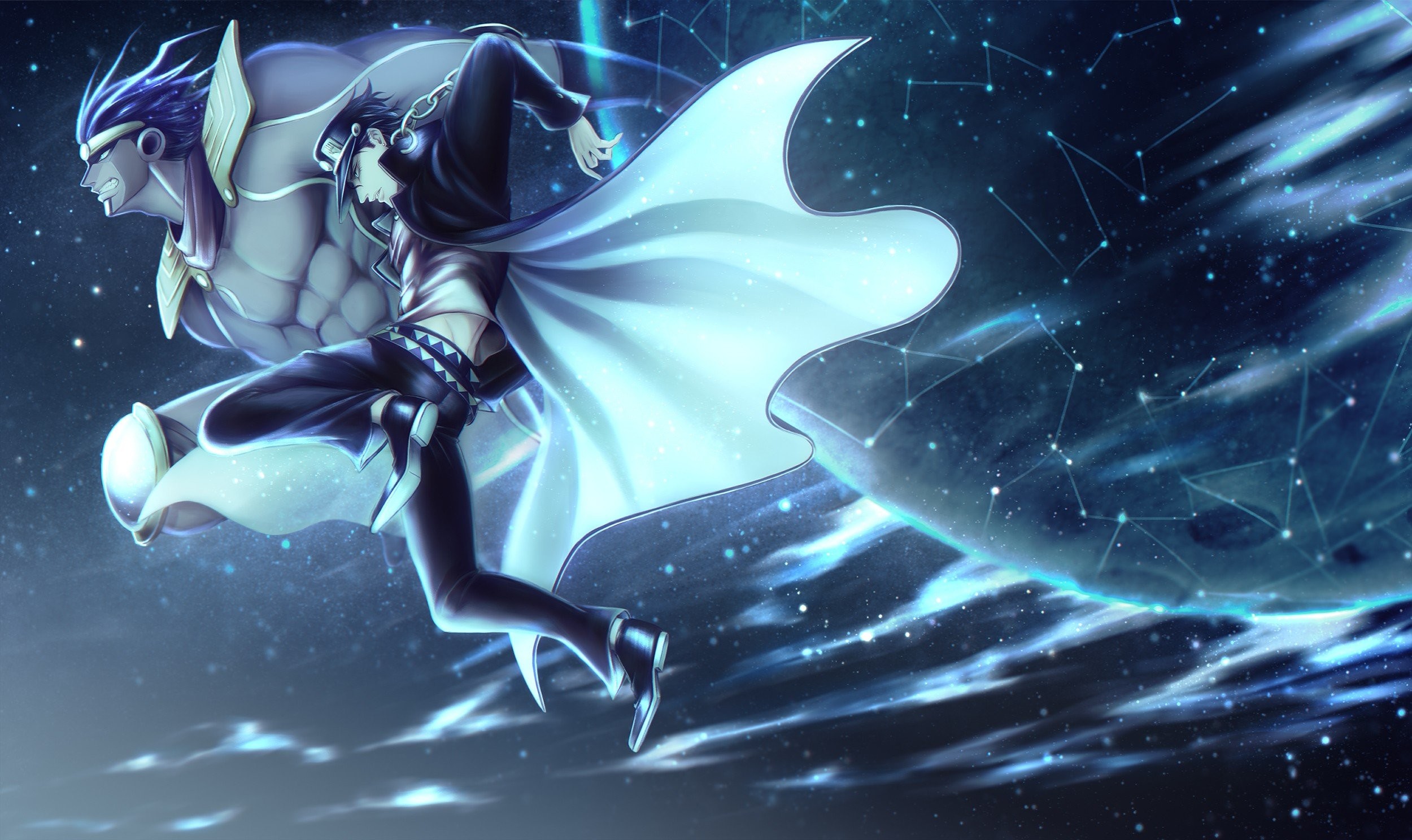 dio wallpaper hd,cg artwork,fictional character,sky,space,illustration