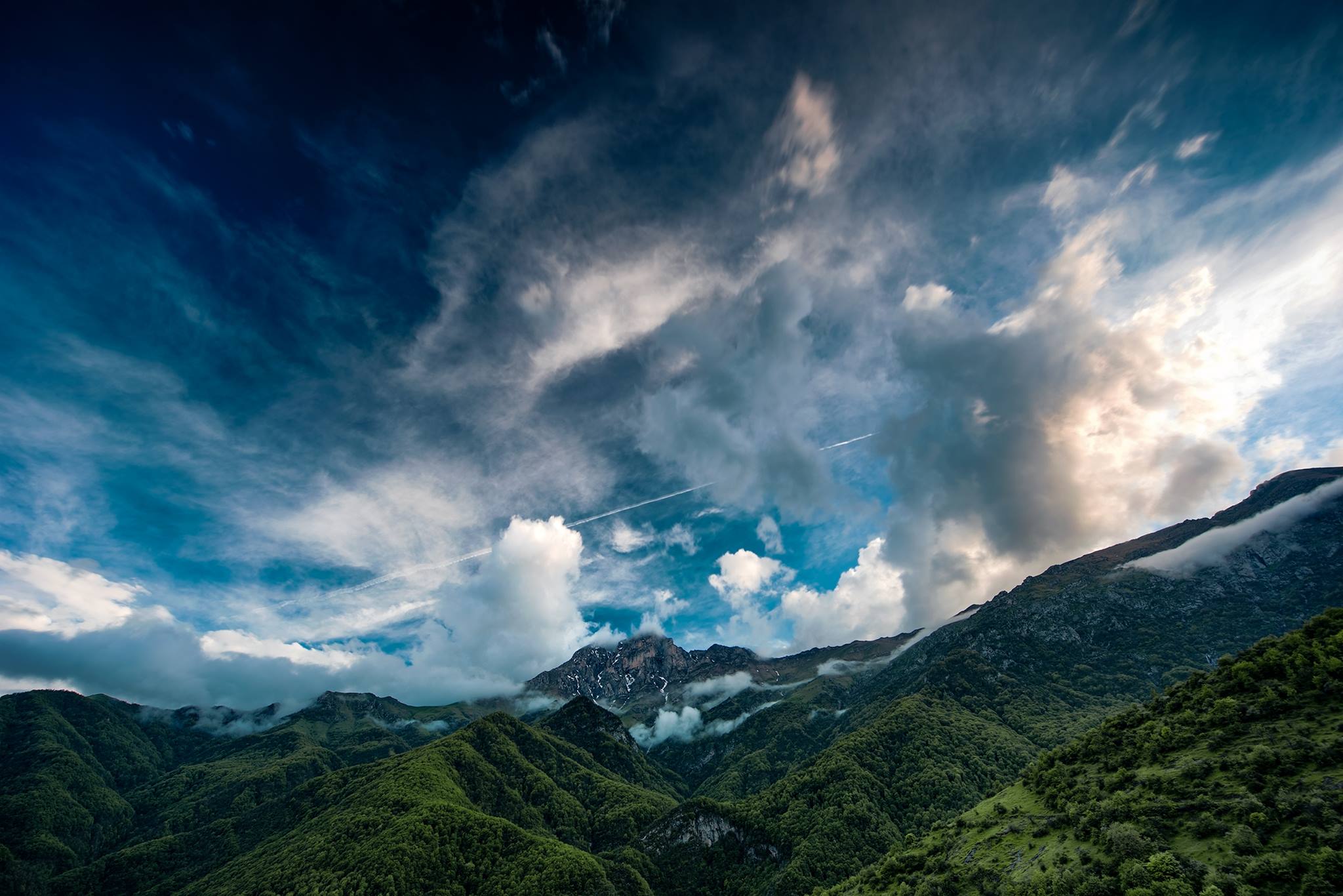 아르메니아 벽지,하늘,구름,자연,산,푸른