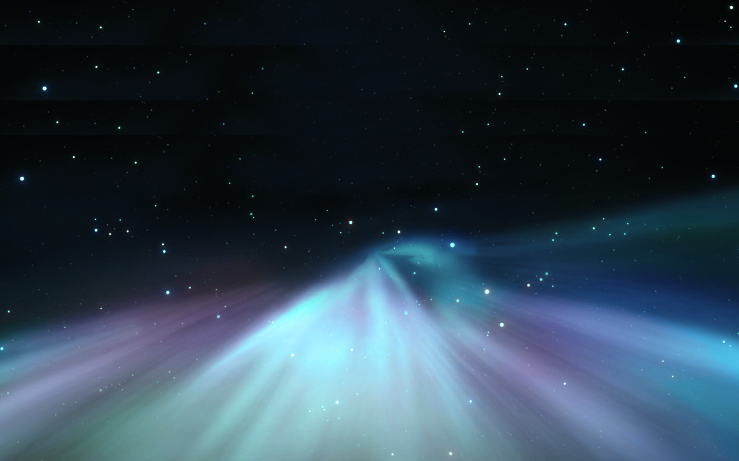 mac space wallpaper,blau,himmel,atmosphäre,licht,aurora