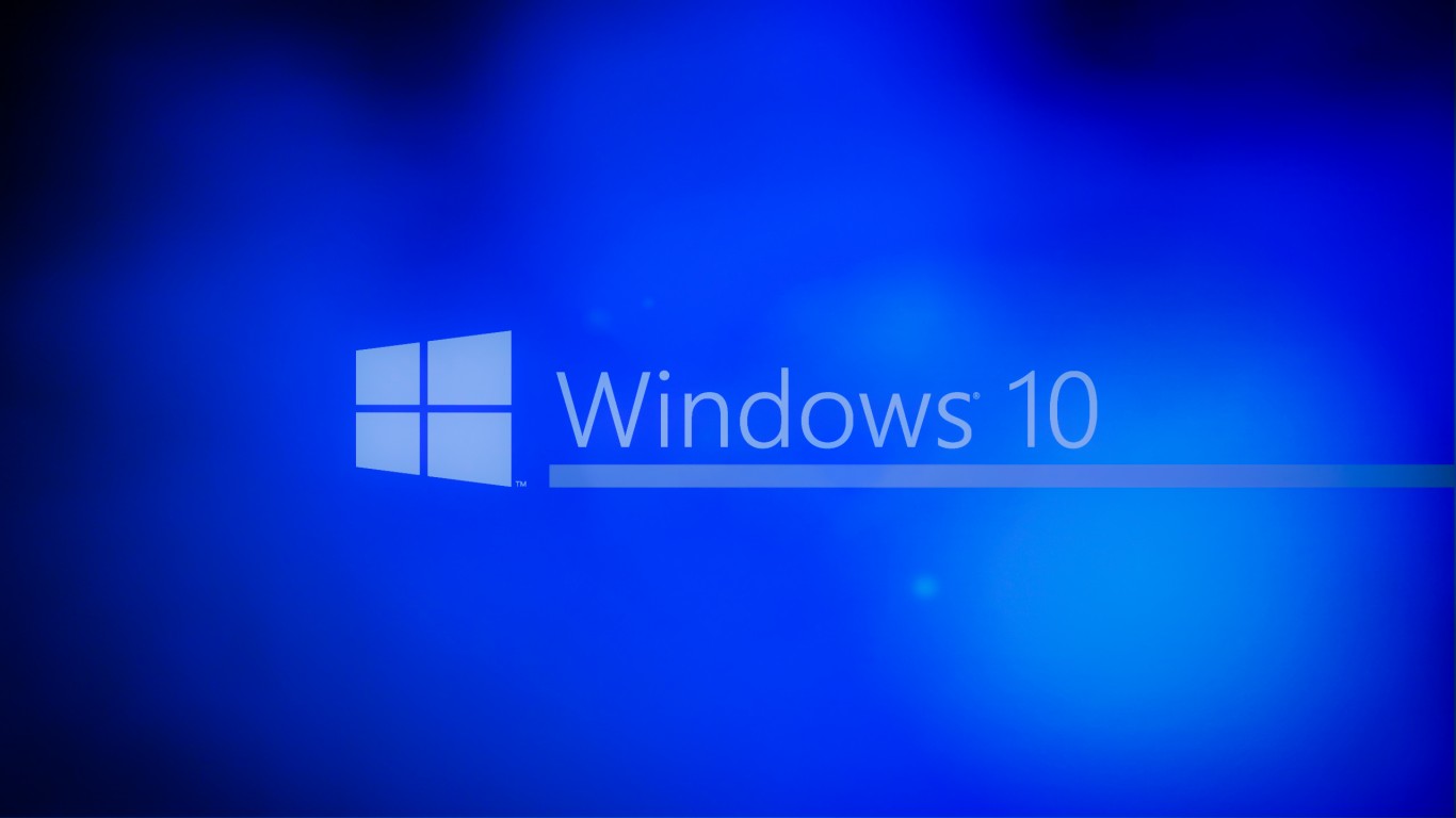 windows 10 fondos de pantalla hd 1366x768,azul,azul cobalto,azul eléctrico,texto,azul majorelle