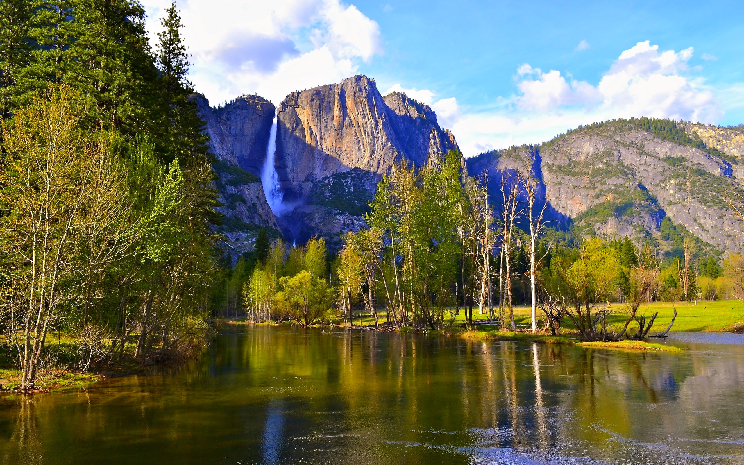 fondo de pantalla del parque nacional de yosemite,paisaje natural,naturaleza,reflexión,cuerpo de agua,montaña