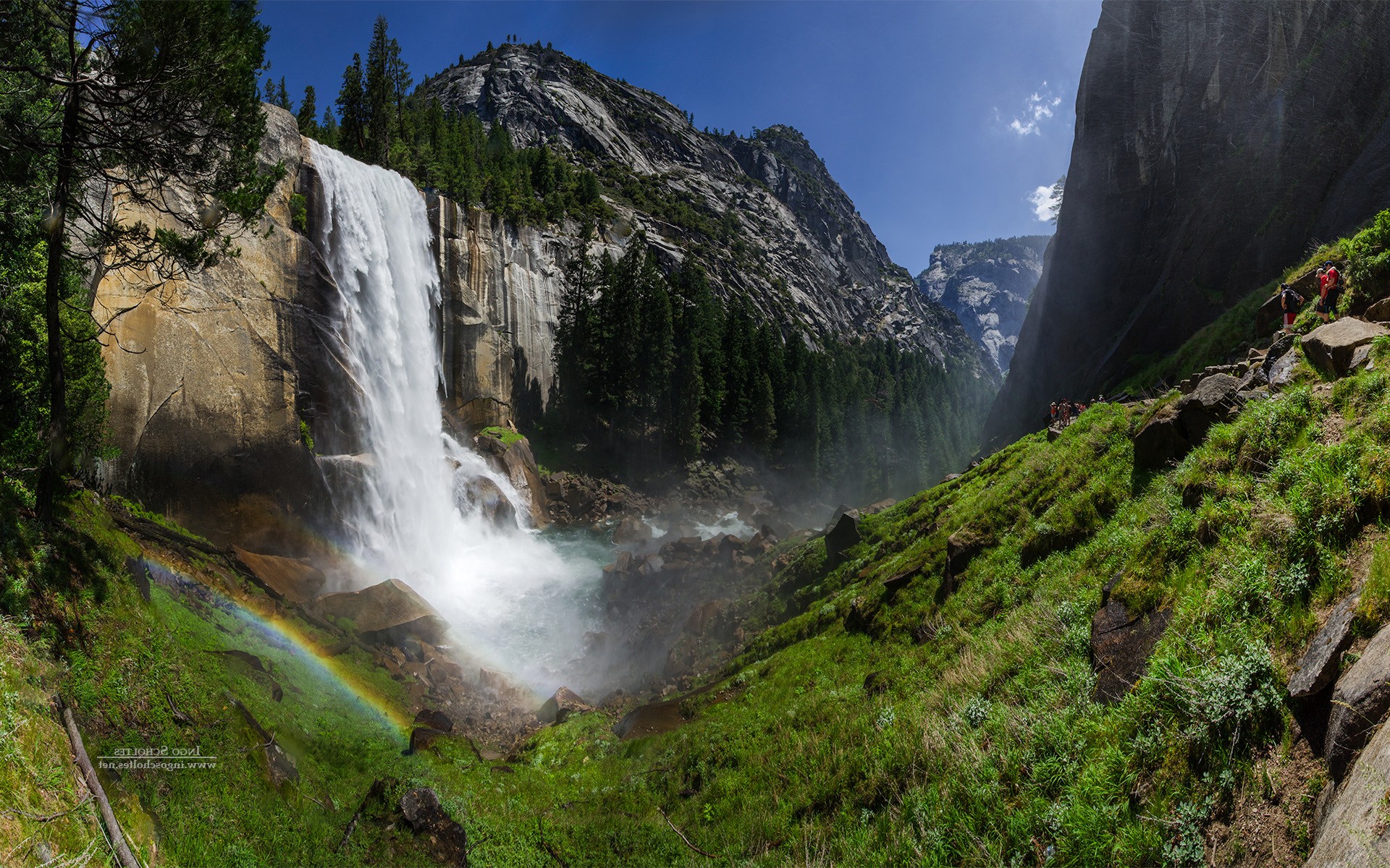 yosemite 4k wallpaper,waterfall,natural landscape,nature,body of water,water resources