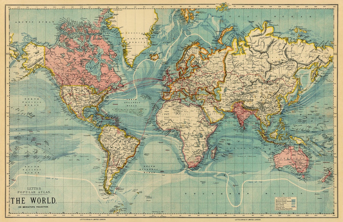 vintage karte wallpaper,karte,atlas,welt