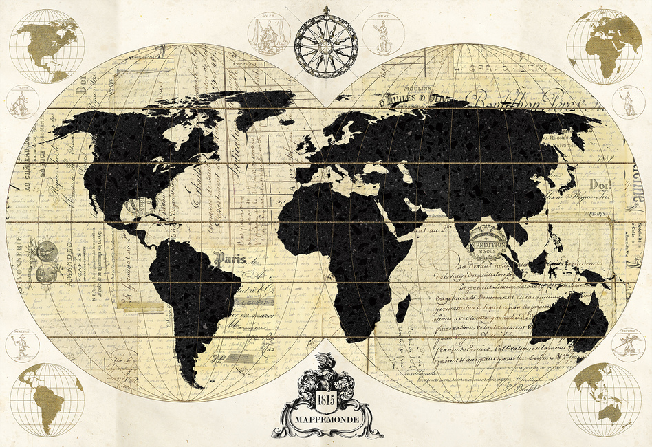 ヴィンテージ地図壁紙,地図,世界,グローブ,図,歴史