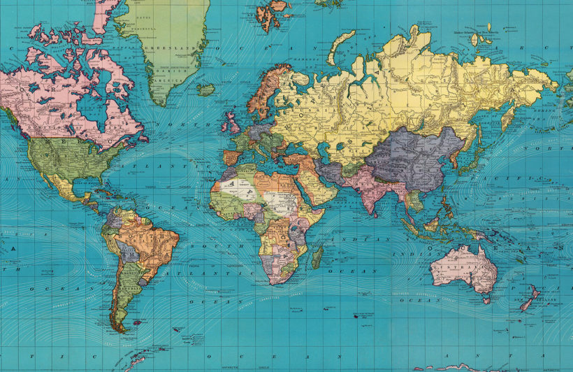 ヴィンテージ地図壁紙,地図,世界,アトラス