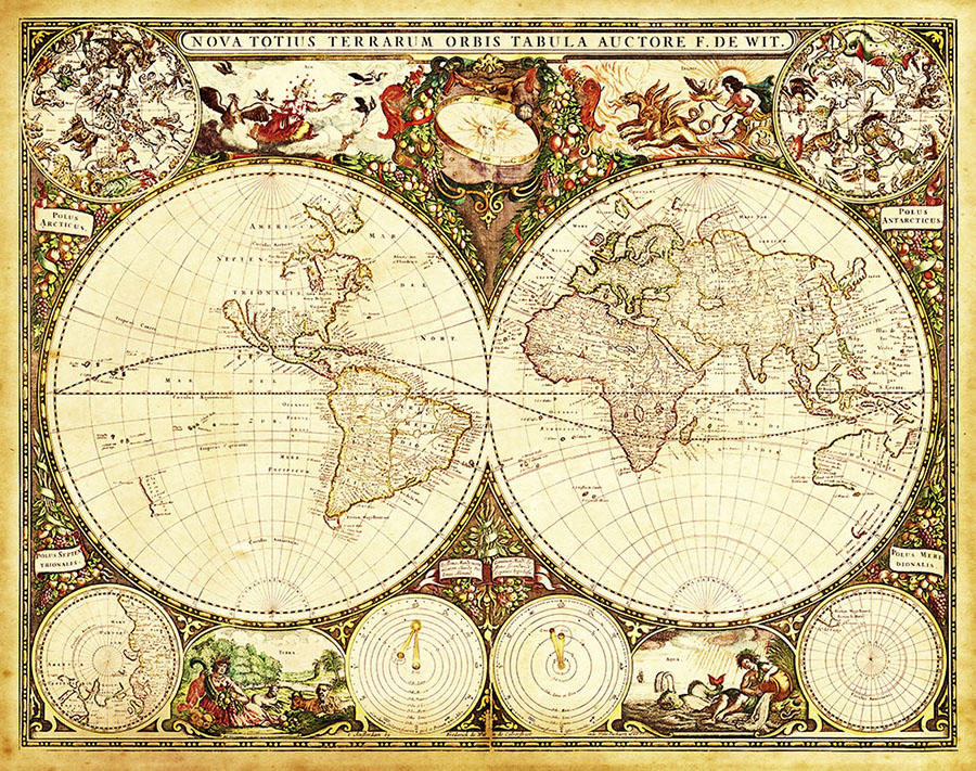 vintage map wallpaper,map,art