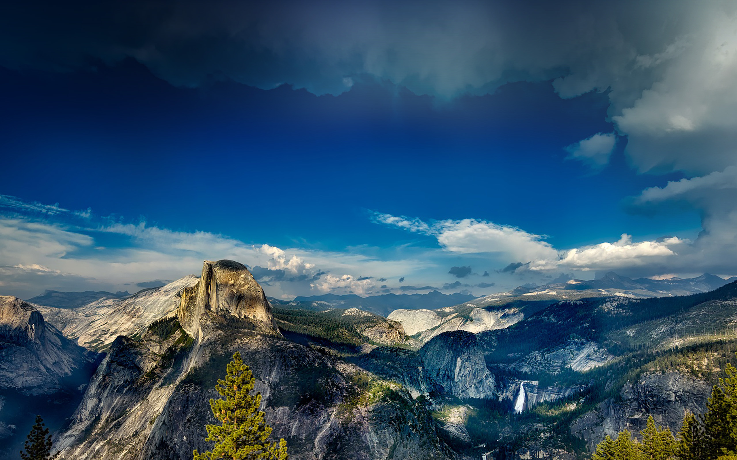 요세미티 아이폰 배경 화면,하늘,산,자연,구름,산맥