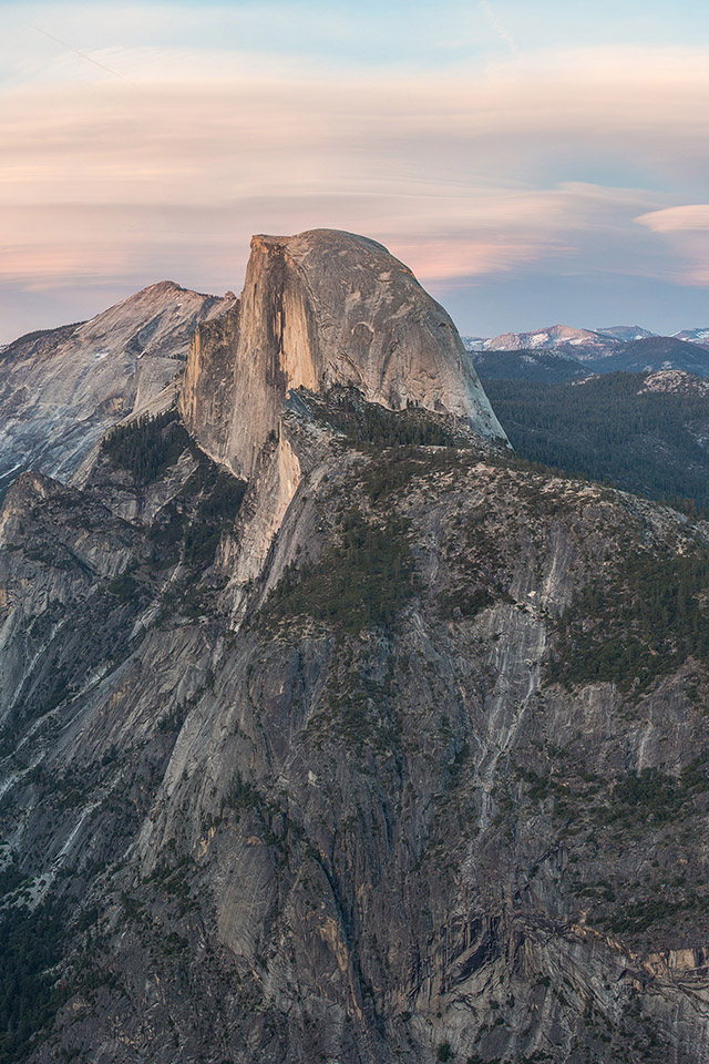 Glacier Point At Sunset Yosemite Mt - Yosemite National Park- WallpaperUse