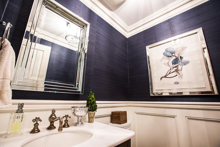 navy grasscloth wallpaper,room,bathroom,interior design,property,tile