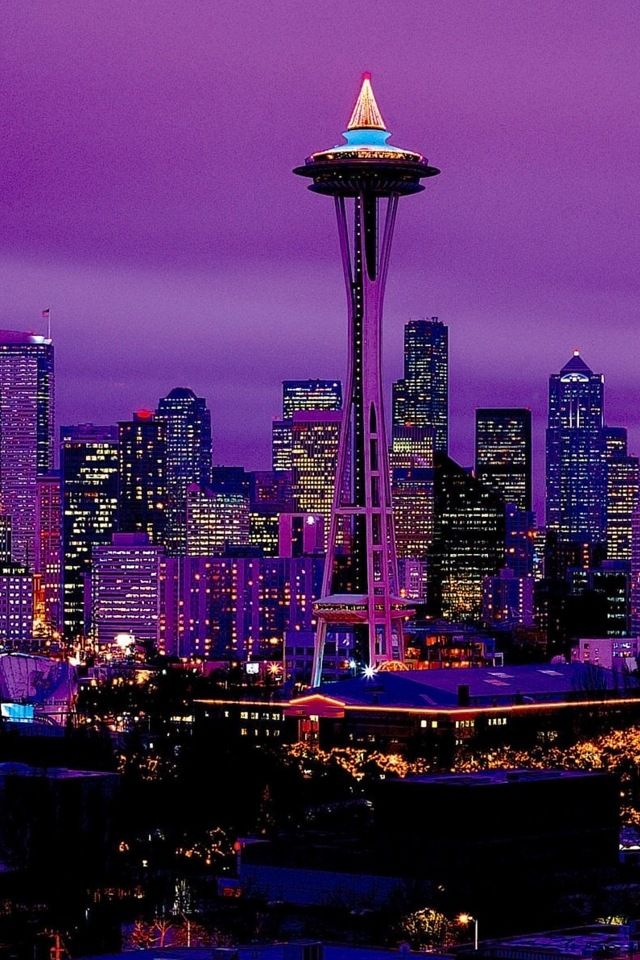 seattle iphone wallpaper,city,cityscape,skyline,metropolitan area,landmark