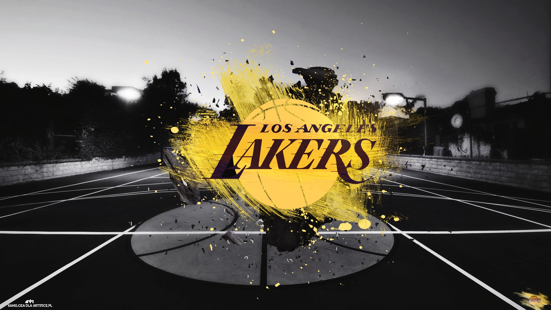 lakers wallpaper hd,gelb,schriftart,grafik,grafikdesign,fotografie