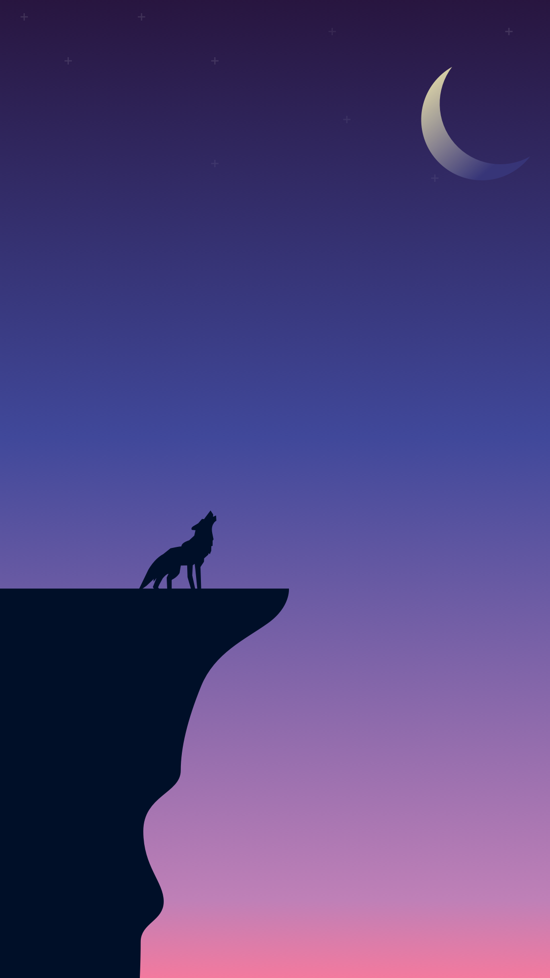 2017 iphone wallpaper,moonlight,sky,purple,crescent,atmosphere