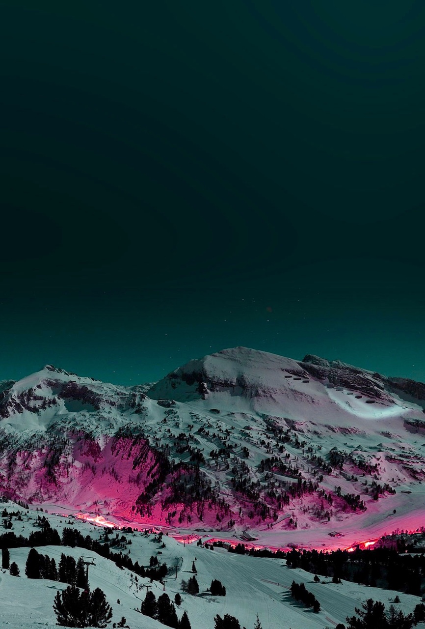 fond d'écran iphone 2017,ciel,la nature,rose,montagne,chaîne de montagnes