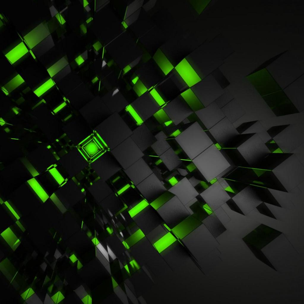 sfondo 3d per ipad,verde,nero,leggero,design,tecnologia