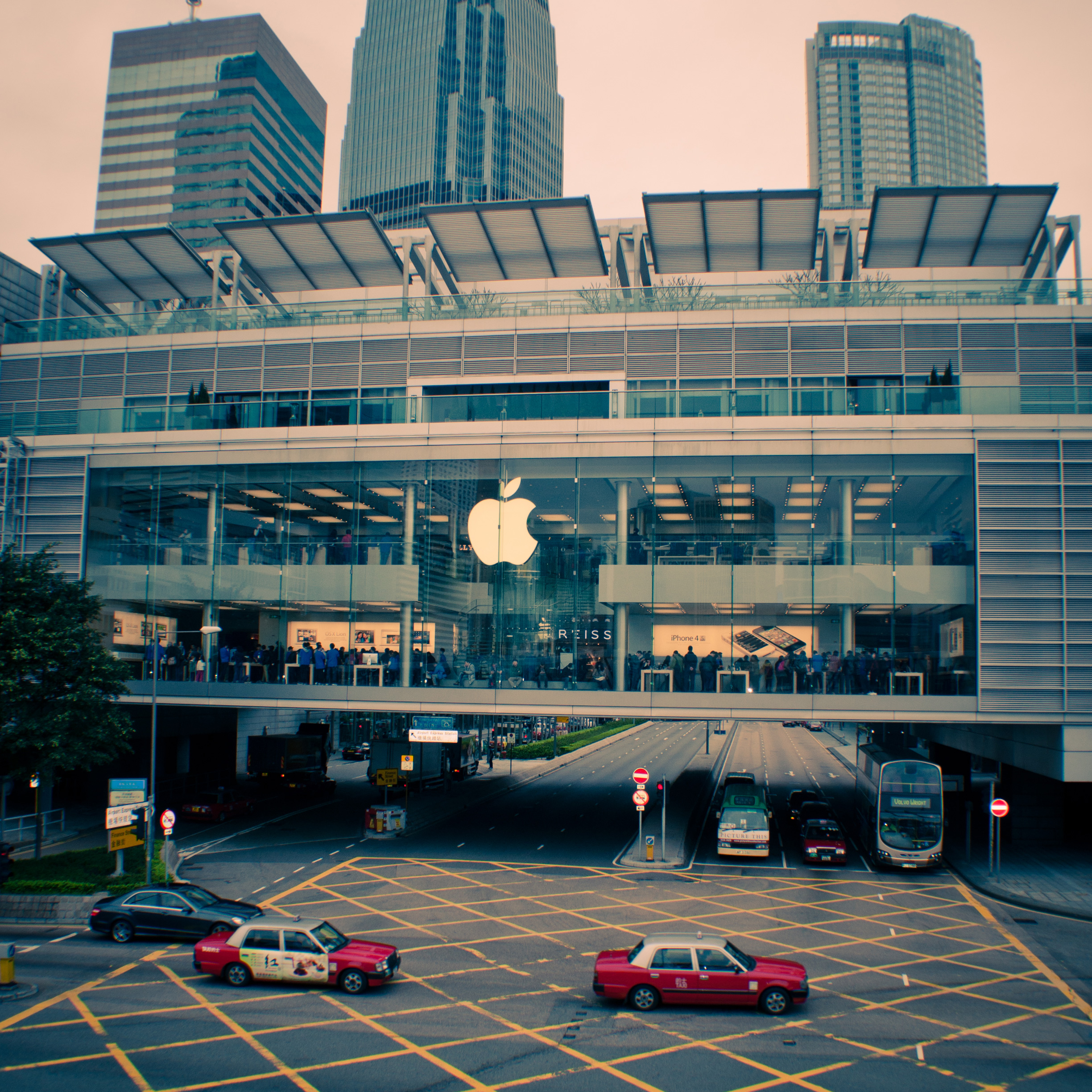 fond d'écran apple store,architecture,zone urbaine,bâtiment,ville,zone métropolitaine