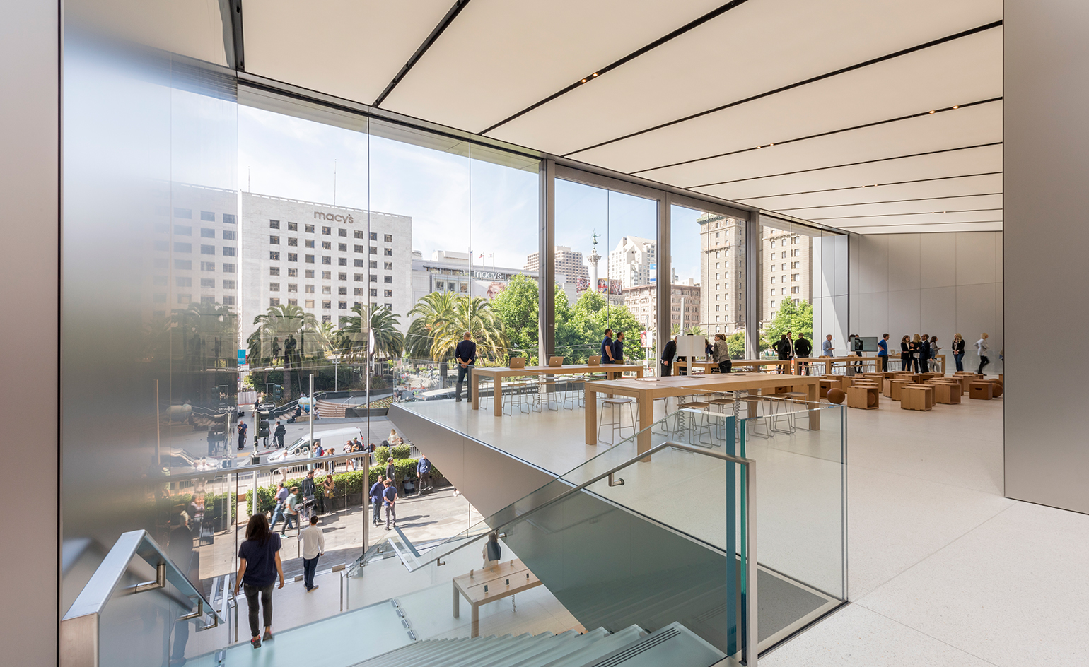 apple store wallpaper,architecture,building,property,interior design,glass