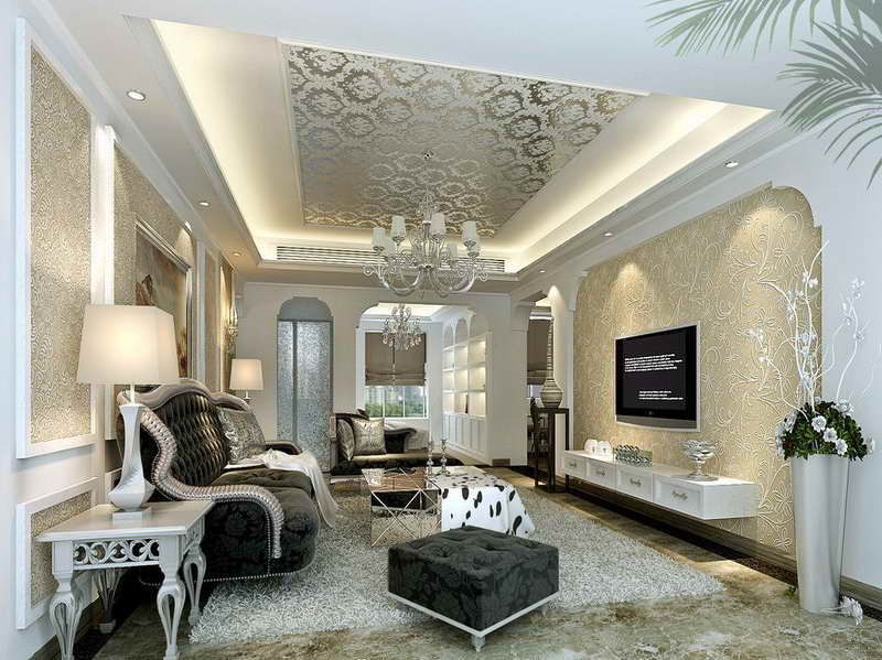 jeff lewis wallpaper,living room,interior design,room,ceiling,furniture