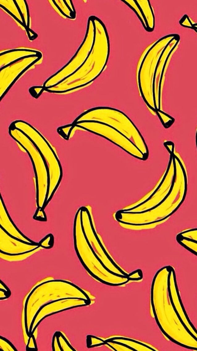 wallpaper bananas,yellow,line,pattern,font,design