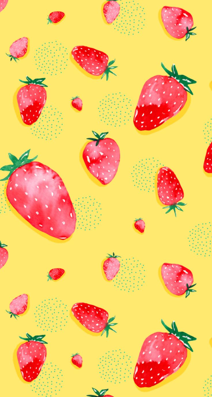 strawberry wallpaper for iphone,strawberry,strawberries,fruit,pink