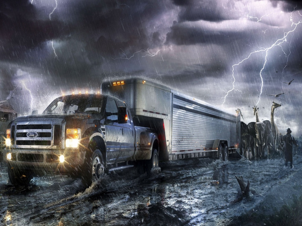 travel trailer wallpaper,vehicle,storm,car,rain,thunderstorm