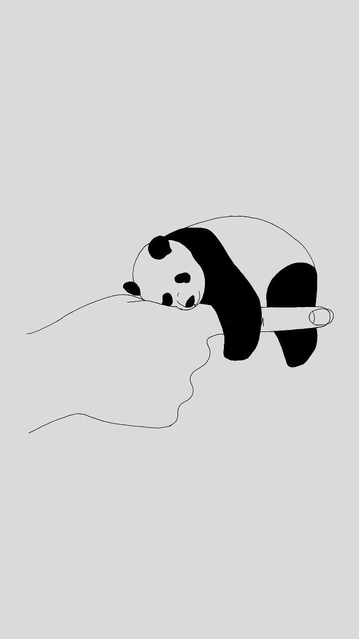 panda tumblr wallpaper,cartoon,illustration,panda,canidae,t shirt