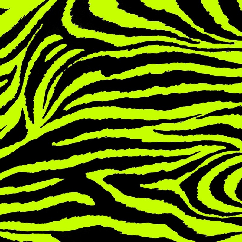 Neon Green Zebra Print WallpaperUse