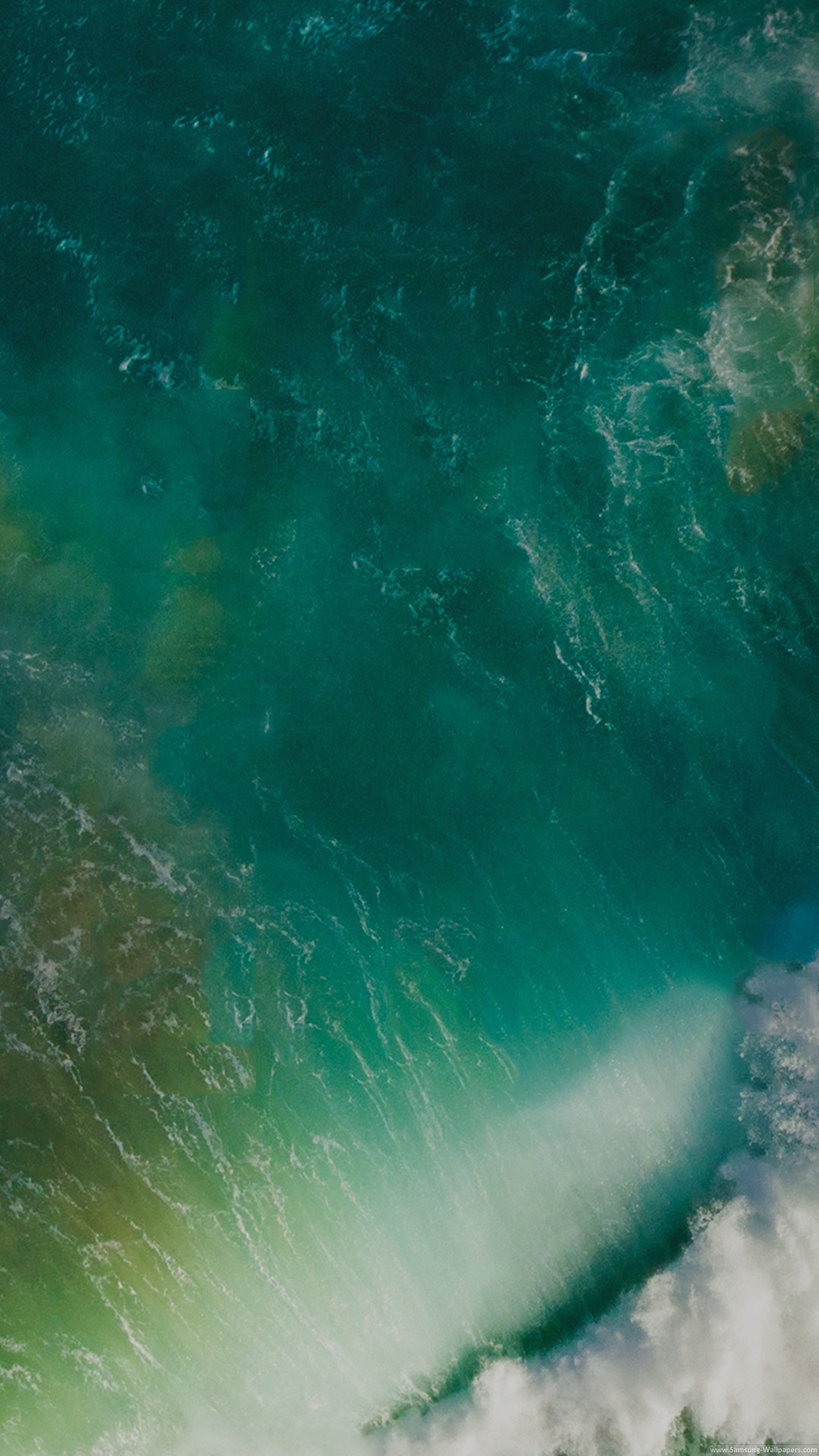 ios 10 wallpaper full hd,water,wave,green,turquoise,sea