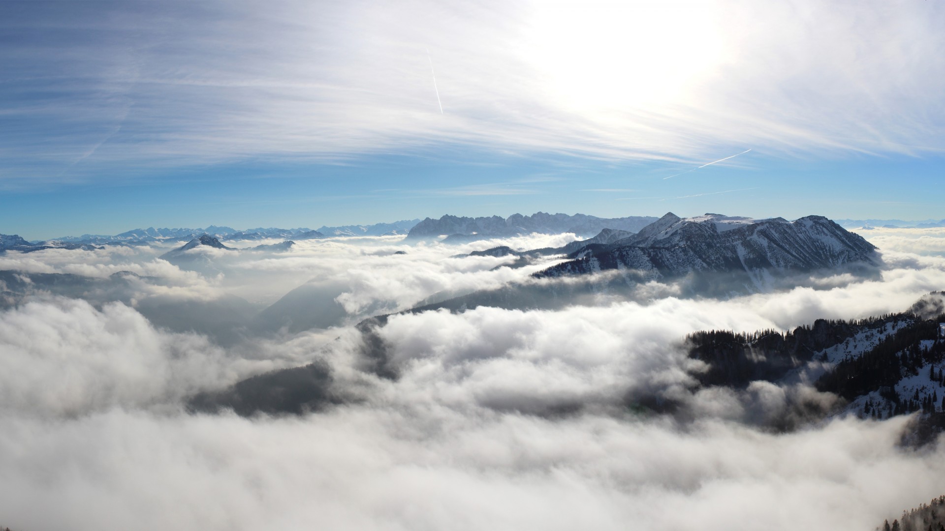 descarga de fondo de pantalla 5k,cielo,montaña,nube,cordillera,cresta