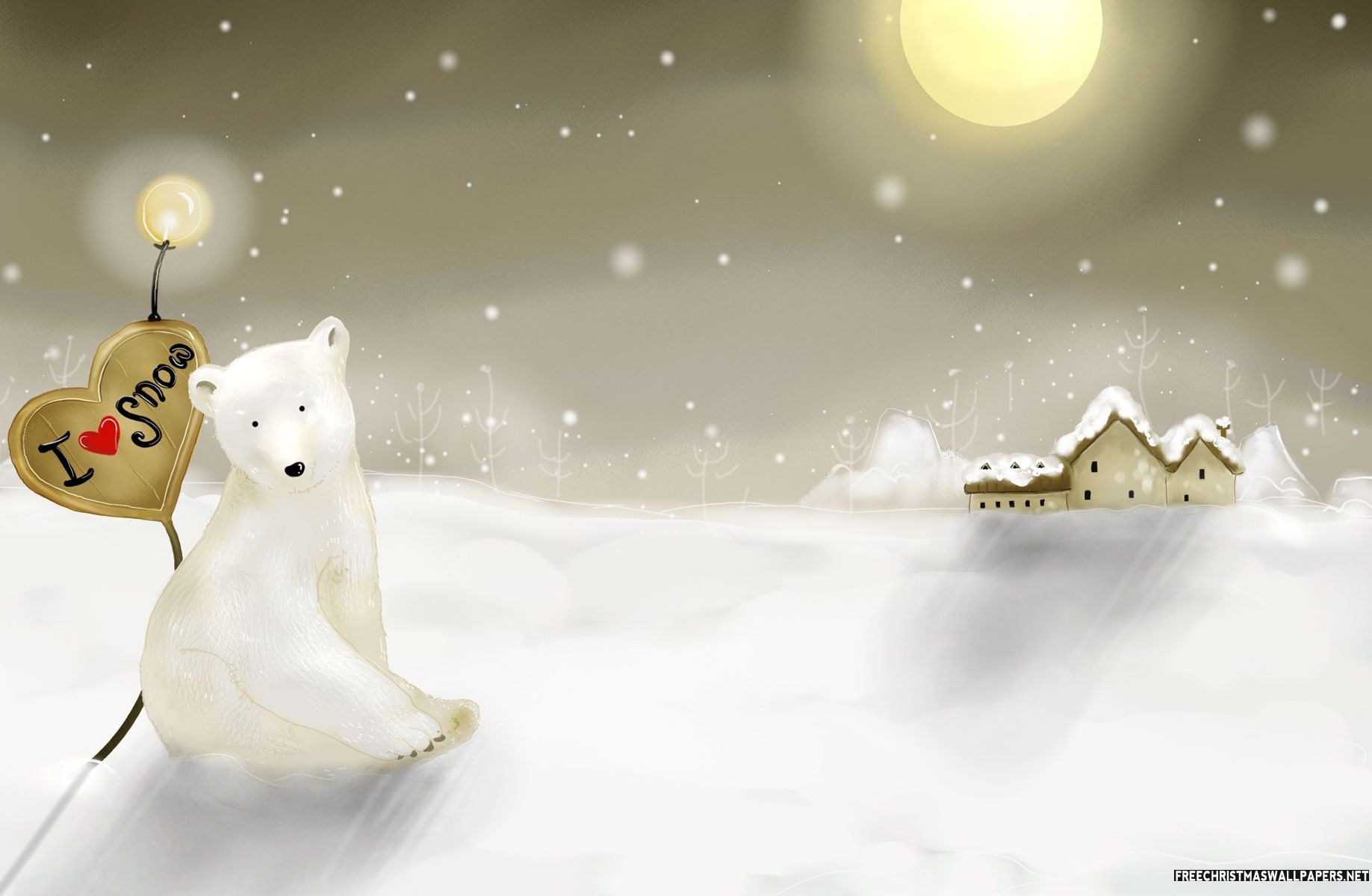 크리스마스 맥 벽지,겨울,눈,눈사람,삽화,크리스마스 이브