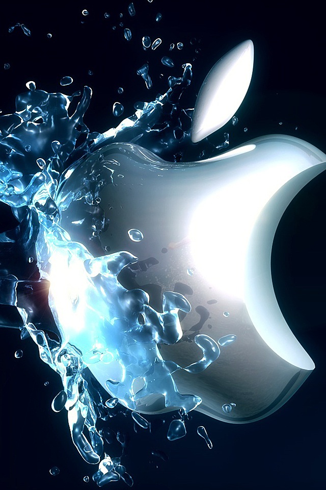 apple mobile wallpaper,darkness,water,graphics,space,illustration