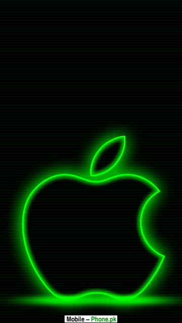 apple mobile wallpaper,green,neon,light,font,neon sign
