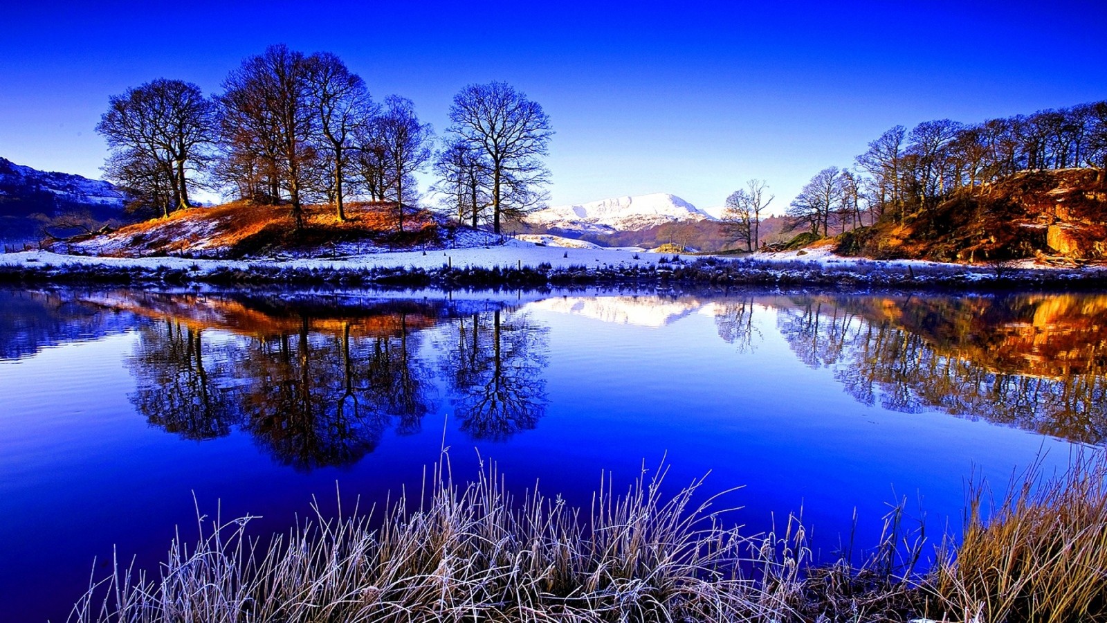 winter mac wallpaper,natürliche landschaft,betrachtung,natur,himmel,wasser