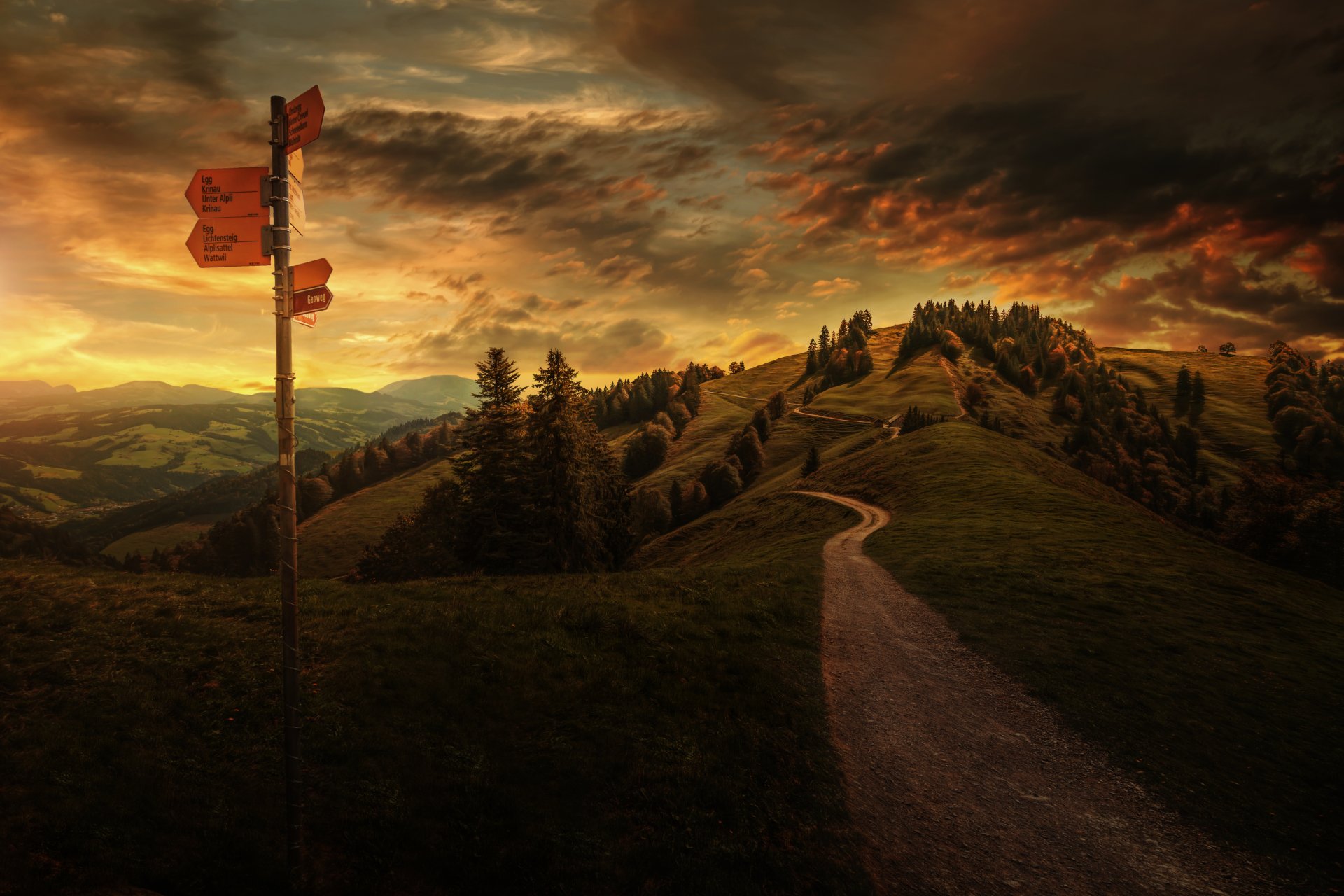 fond d'écran 5k,ciel,nuage,route,paysage,lumière du soleil