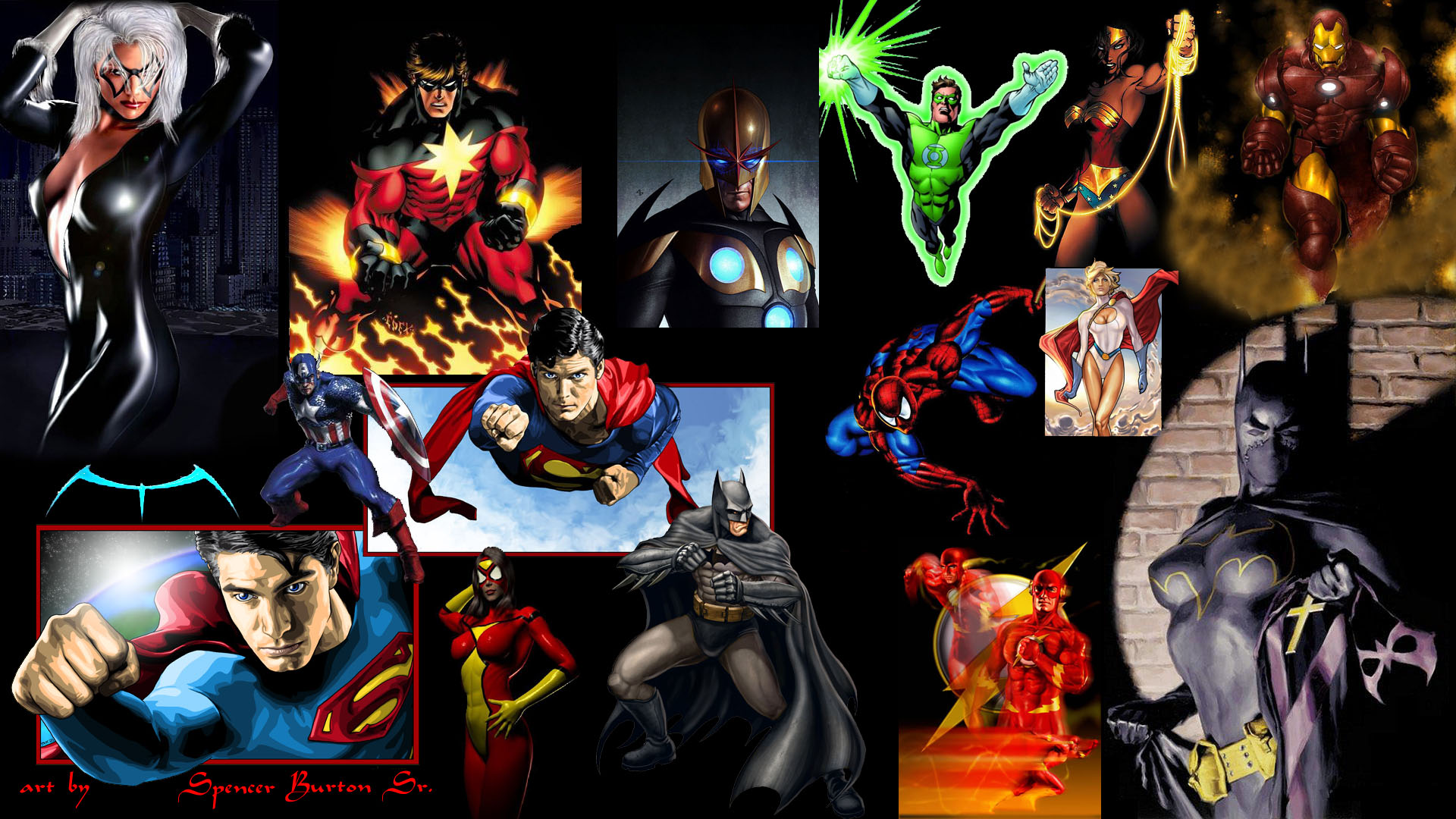 super heros hd wallpaper,hero,superhero,fictional character,batman,comics