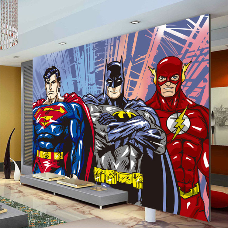 wallpaper de super herois,superhero,hero,fictional character,mural,wall